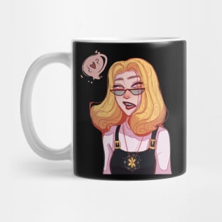 Cool girl with glasses Mug